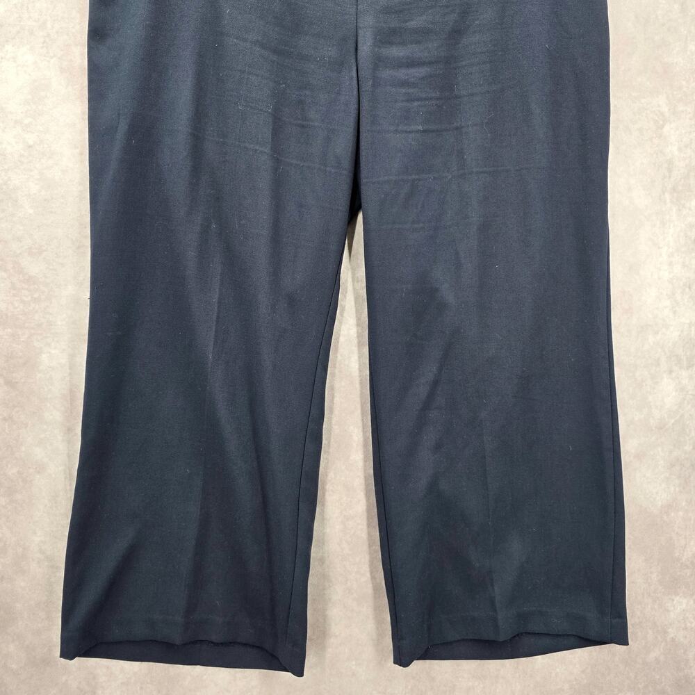 Old Navy Blue Wide Leg Bootcut Pants Bottoms Classic Executive Trousers Plus 20 - Picture 4 of 6